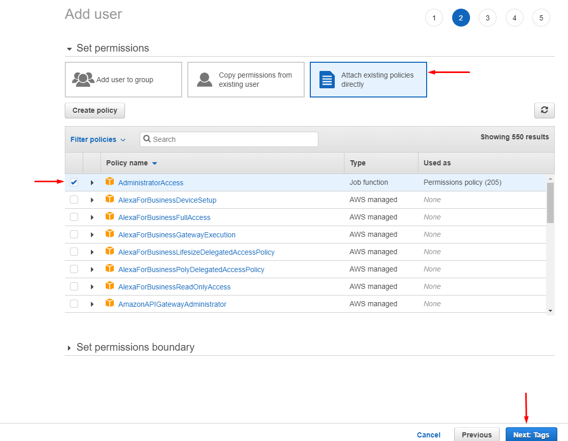 aws-user-permissions